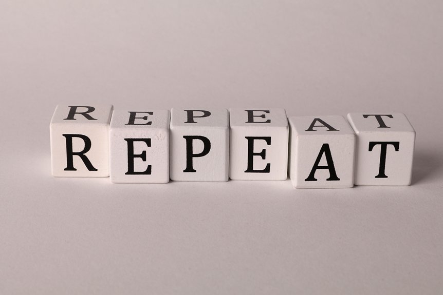 difficulties become repetitively recurrent